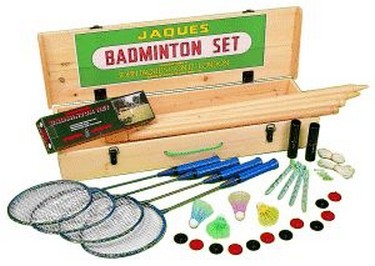 Everything needed for a game of badminton