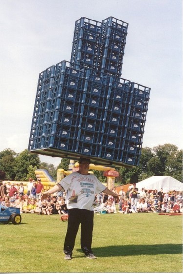 Guinness World Record holding balancing act