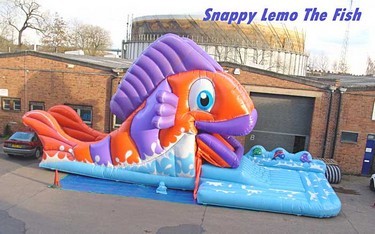 Inflatable slide