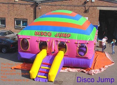 Inflatable discotheque