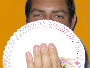 Philip on hand to entertain your guests by performing astonishing close-up magic